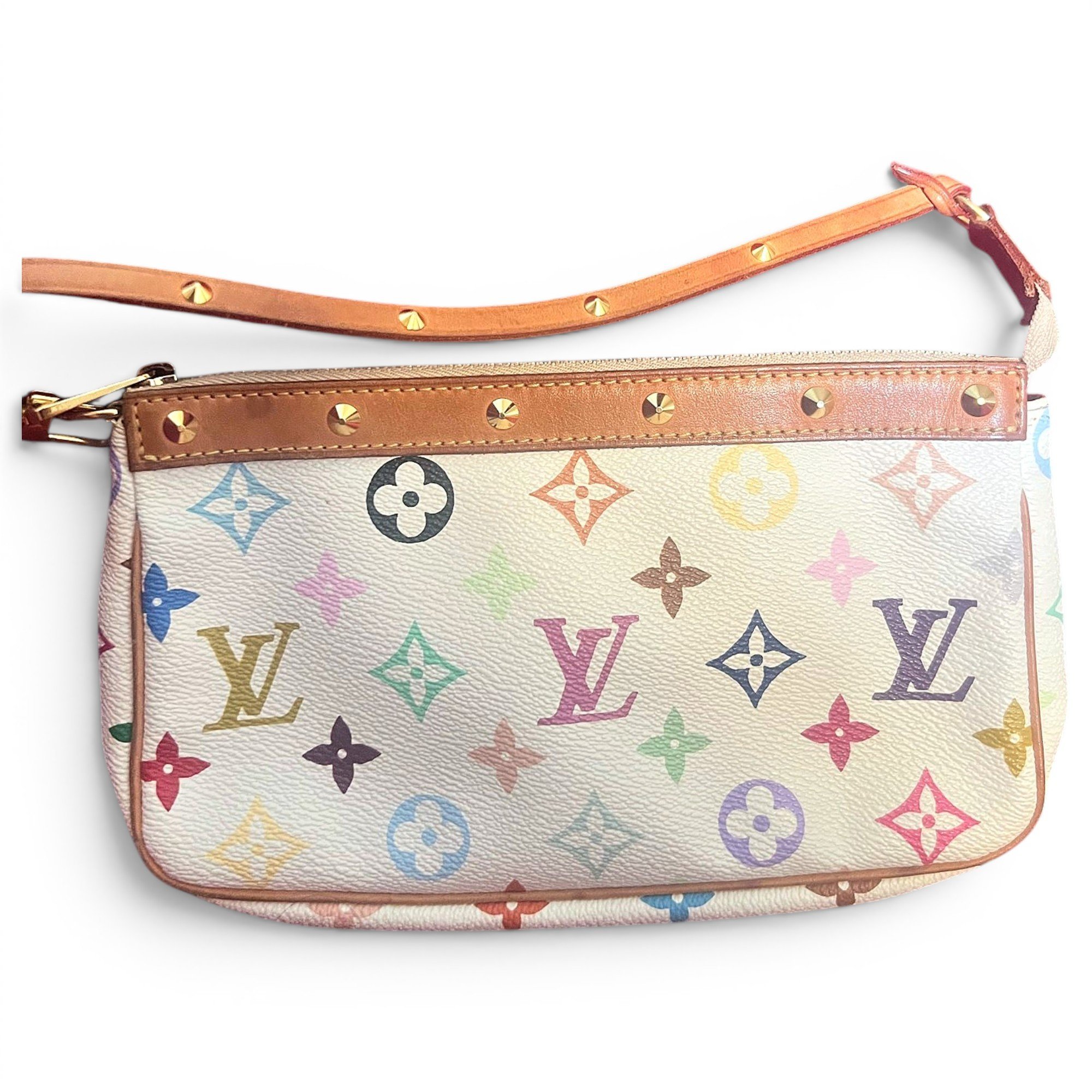 Pochette Accessoire leather handbag