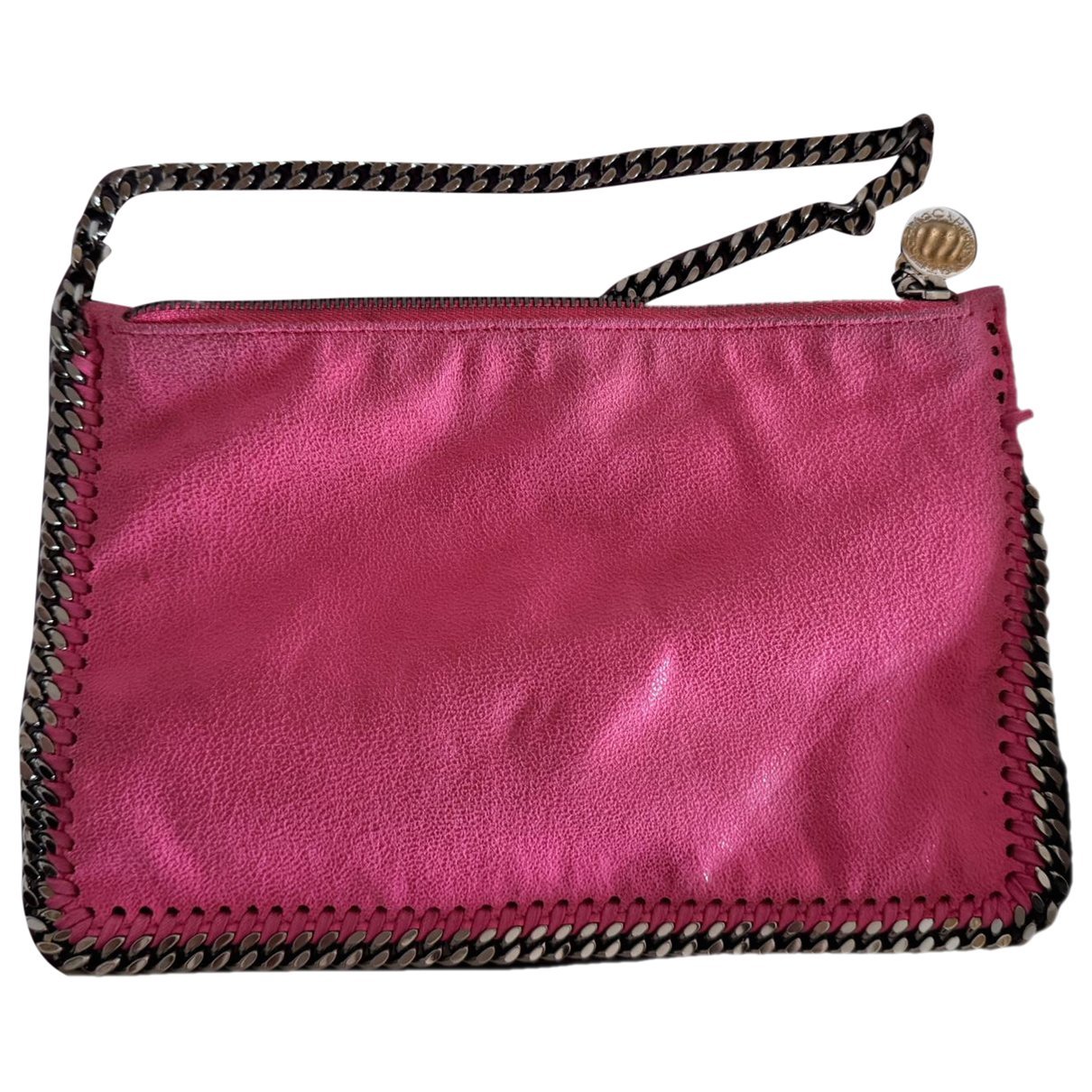Stella McCartney Falabella vegan leather clutch bag