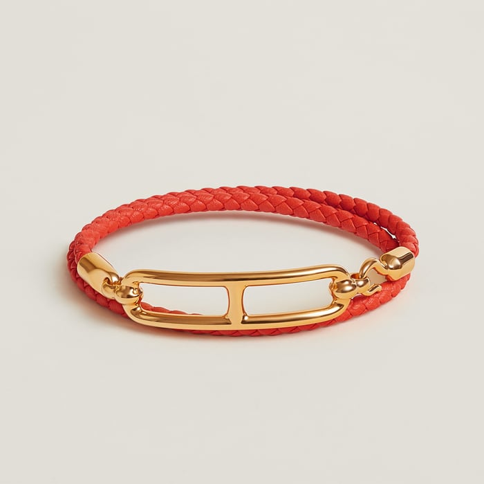 Orange Field Roulis Double Tour Bracelet