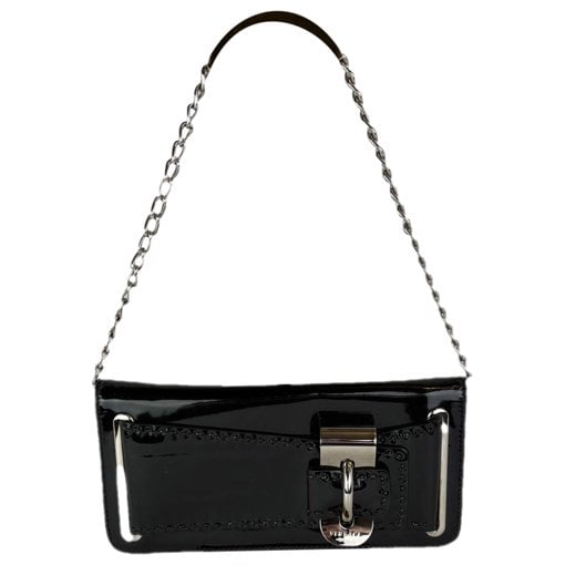 Patent leather handbag