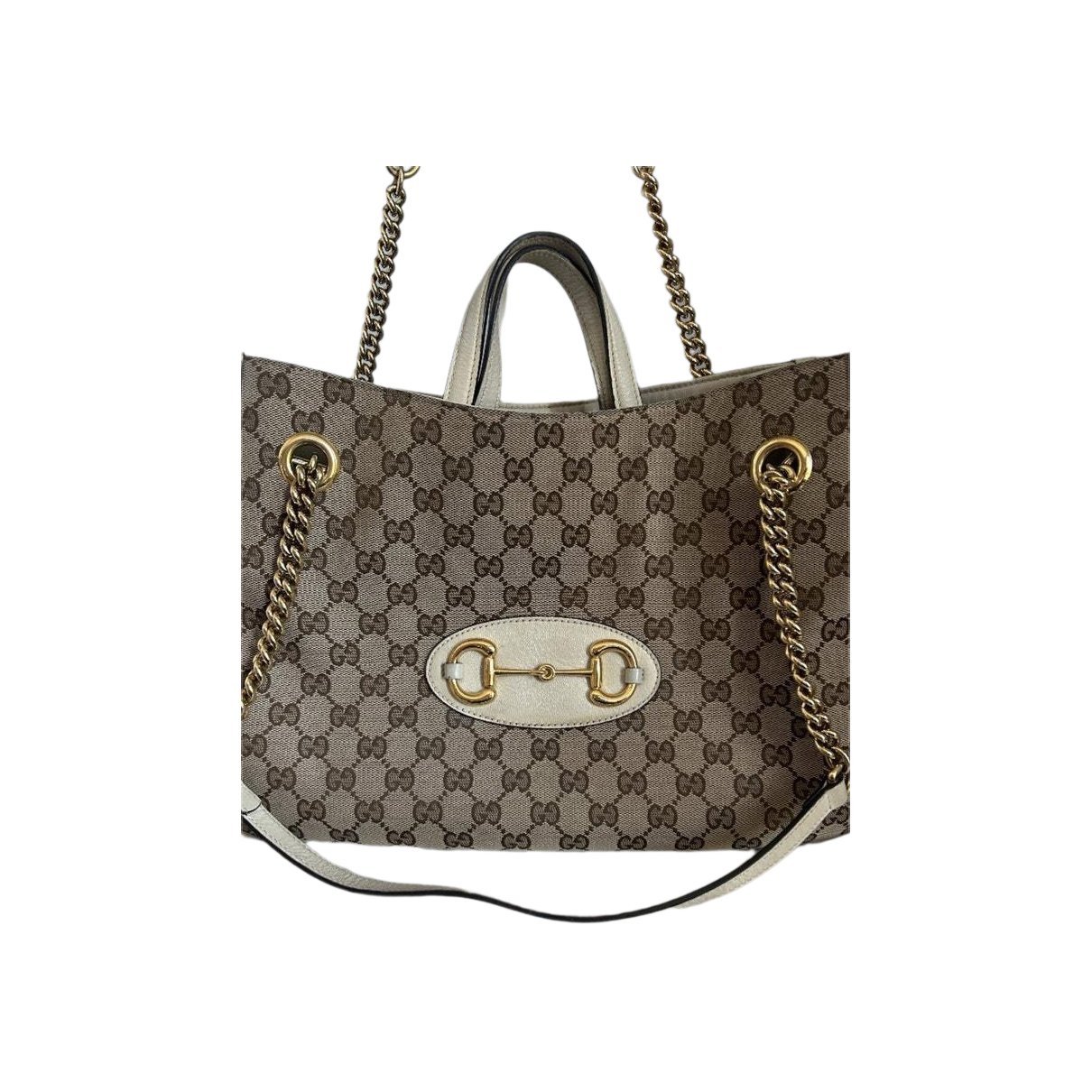 Horsebit 1955 Chain leather tote