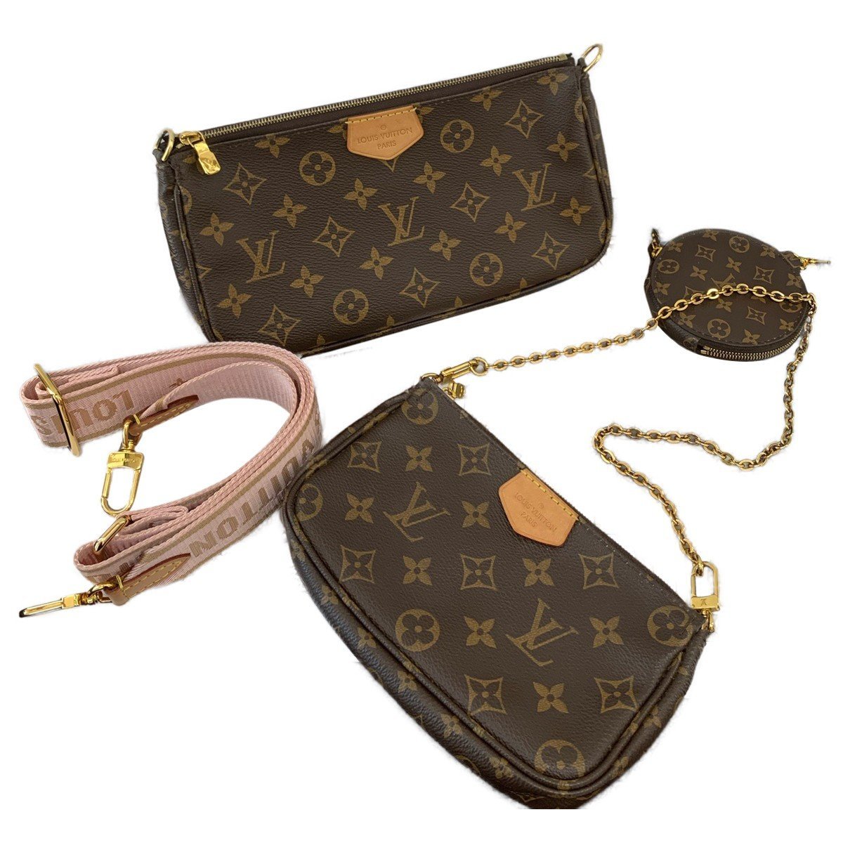 Multi Pochette Accessoires leather crossbody bag