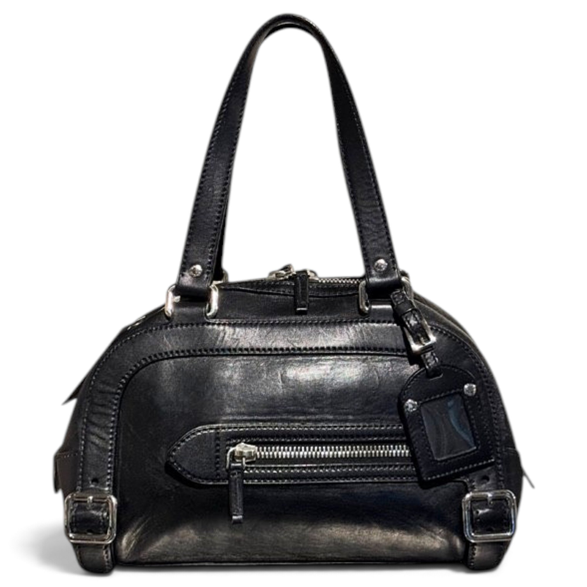 Bowling leather bowling bag