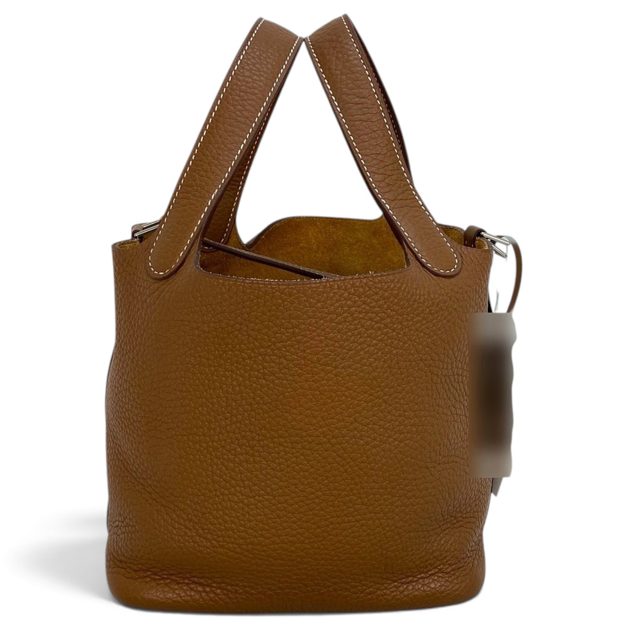 Picotin leather handbag