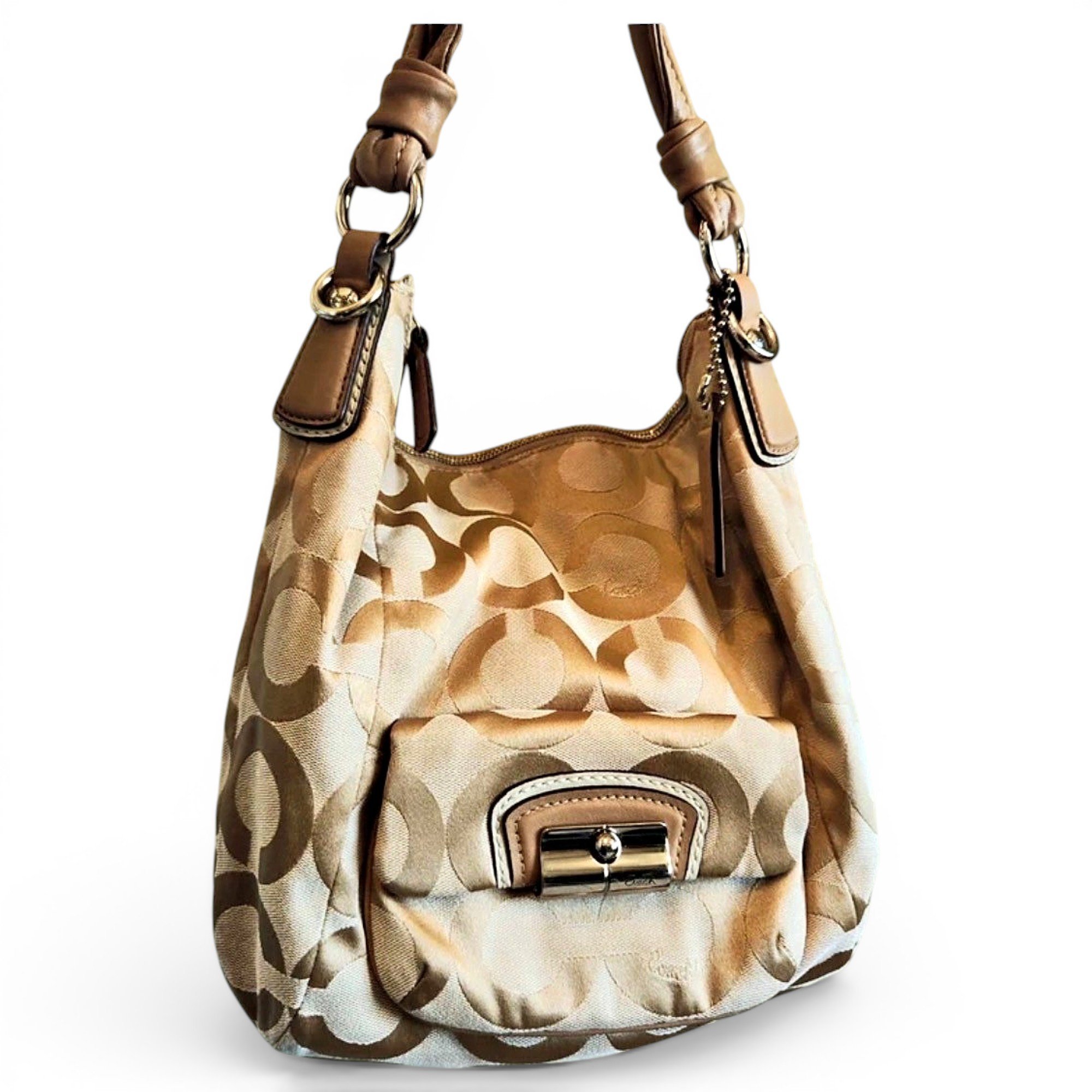 Signature Sufflette cloth handbag