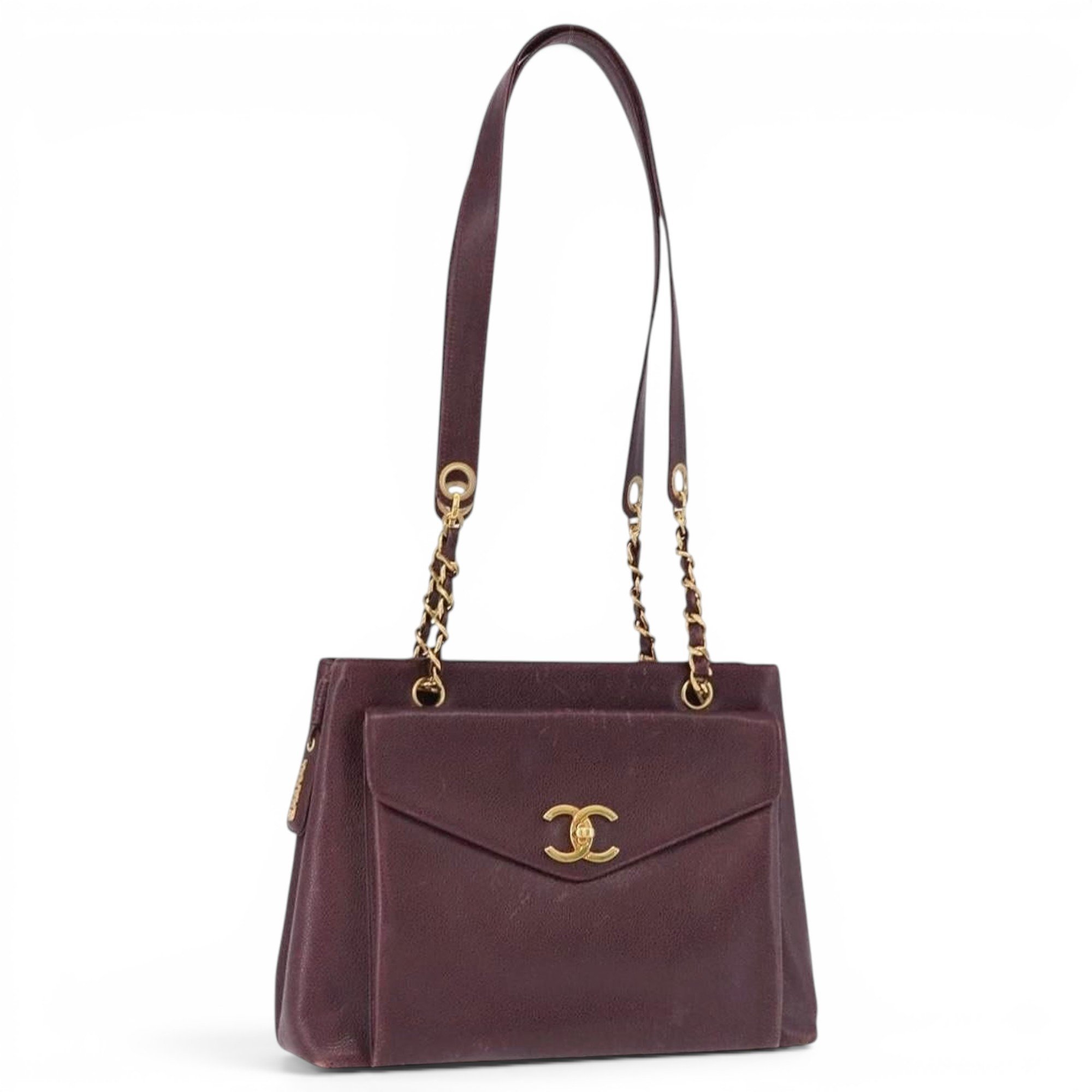 Leather tote
