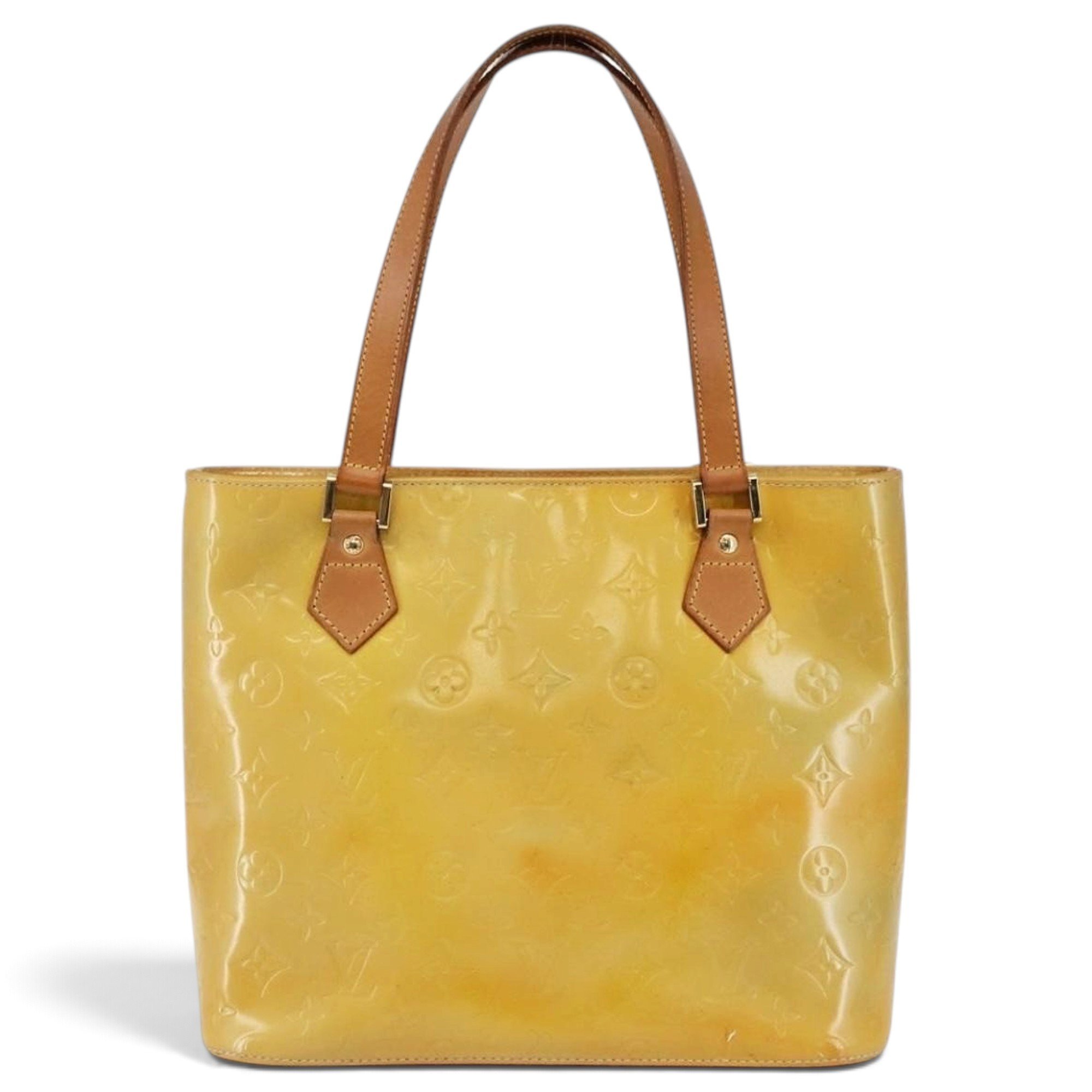 Houston patent leather handbag