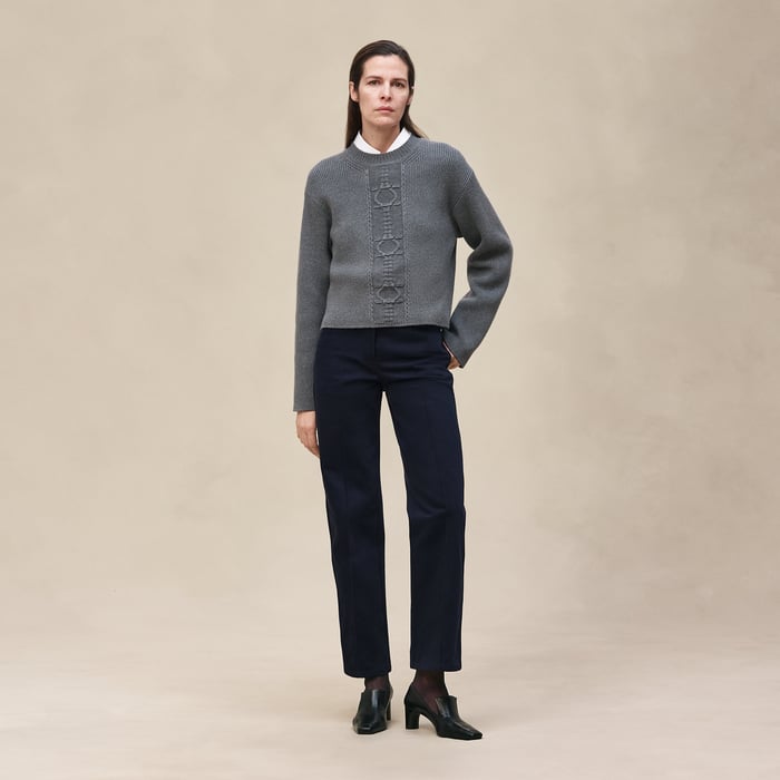 Gris Osmium Long-sleeve Sweater