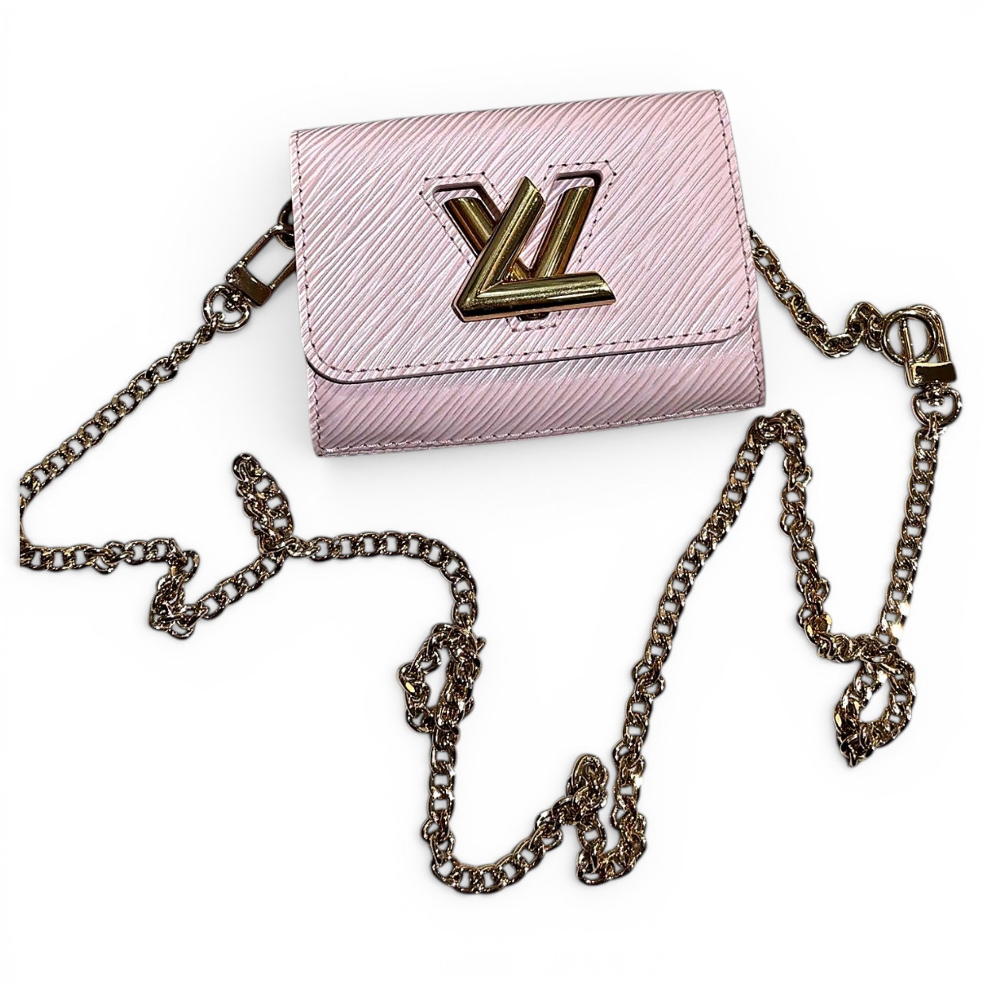 Twist Long Chain Wallet leather crossbody bag