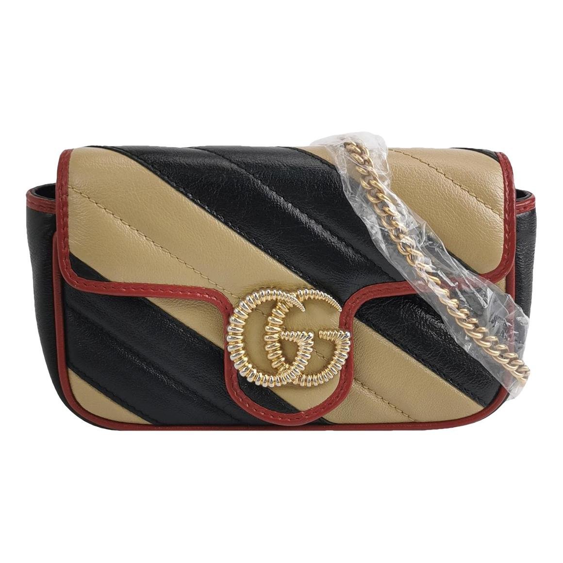 GG Marmont Flap leather handbag