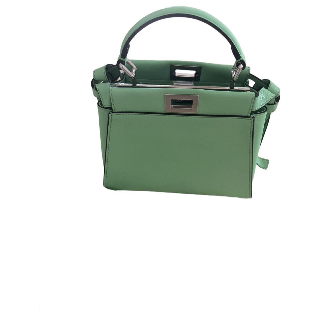 Peekaboo leather handbag