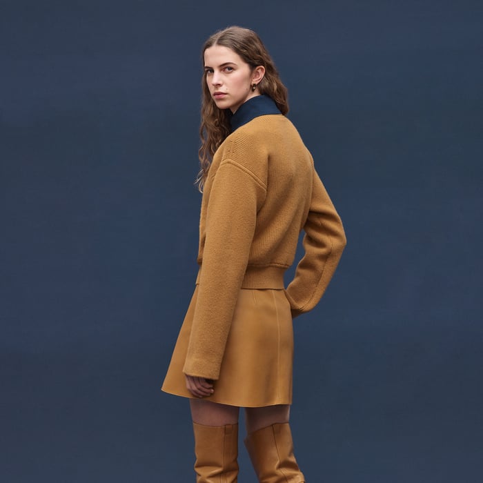 Marron Ocre Long-sleeve Sweater
