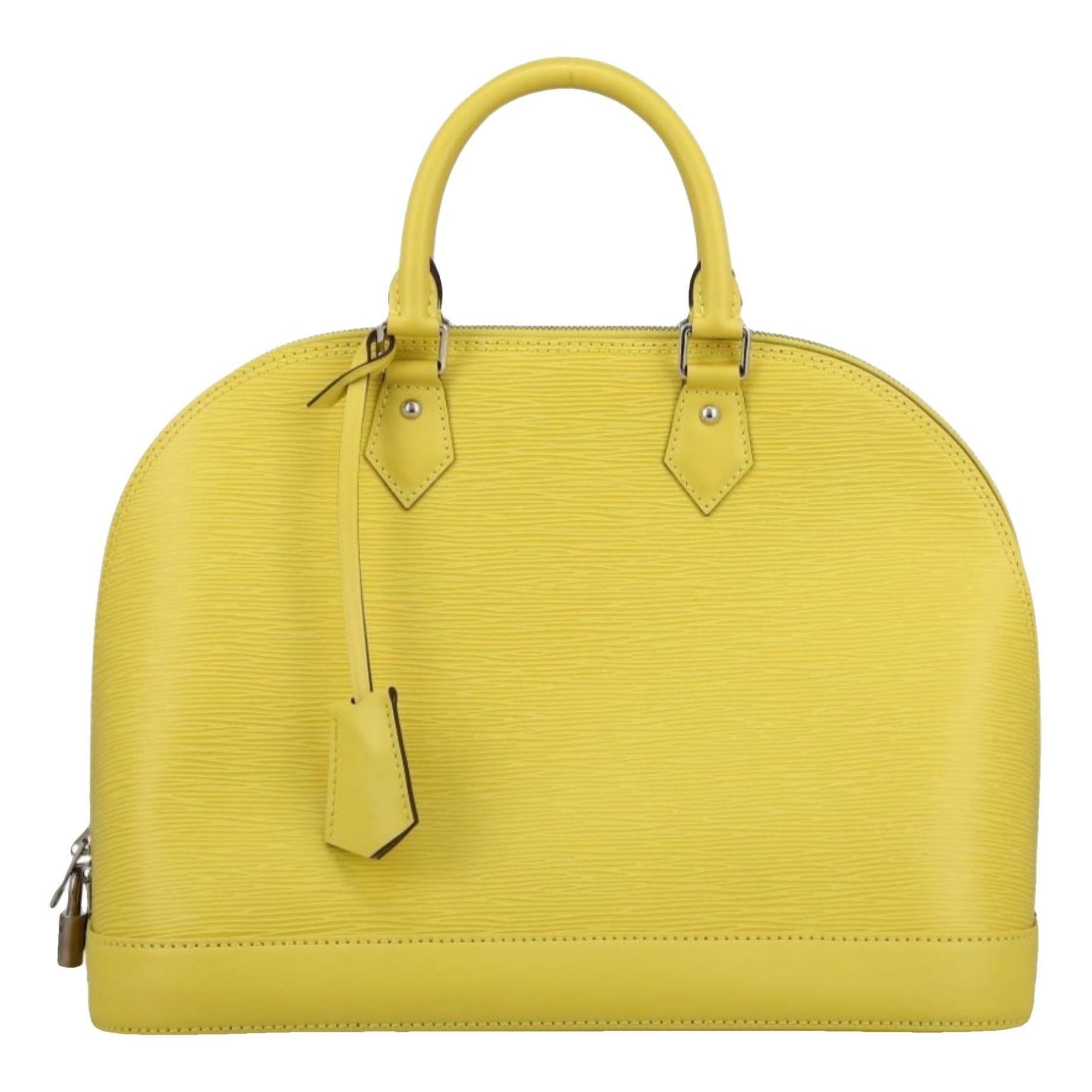 Alma leather handbag