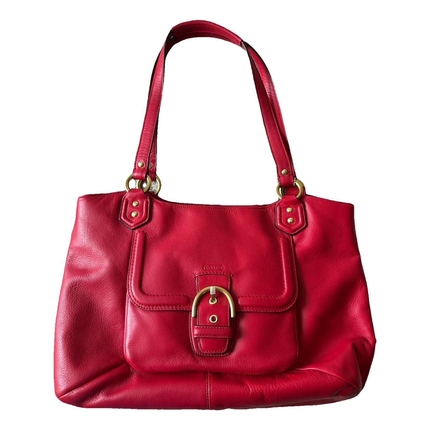 Leather tote