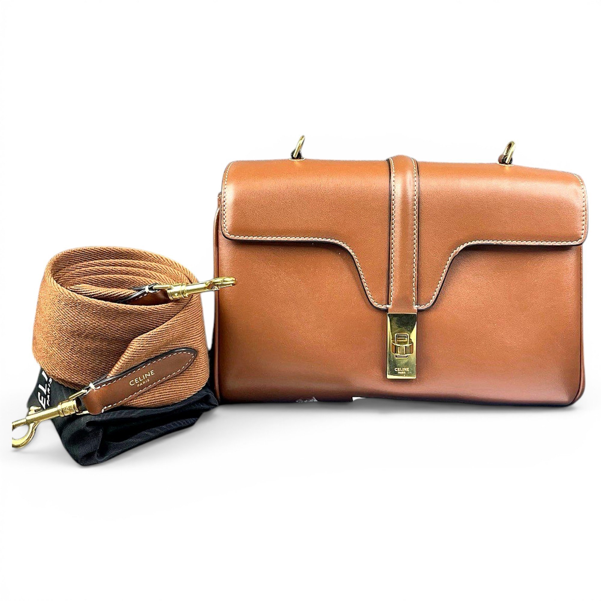 Sac 16 leather handbag
