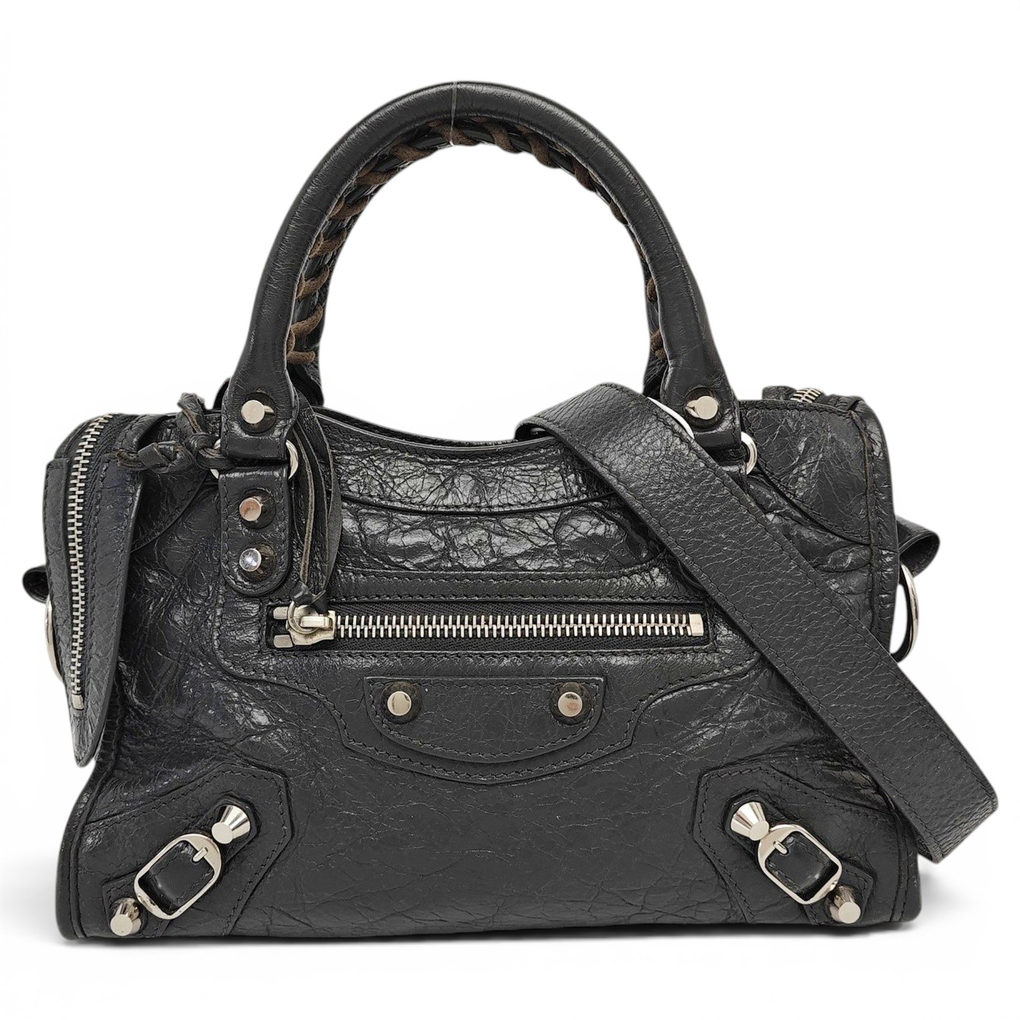 Leather handbag