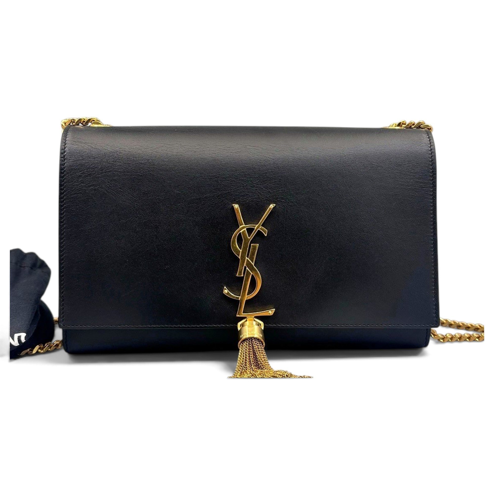 Pompom Kate leather handbag