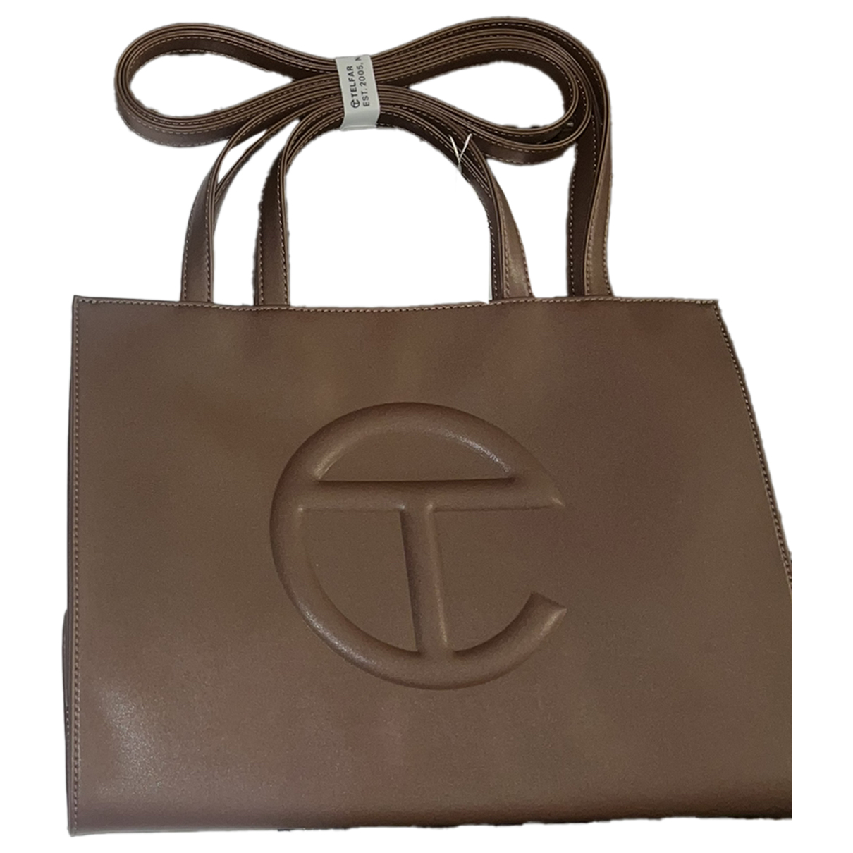 Telfar Medium Shopping Bag leather handbag