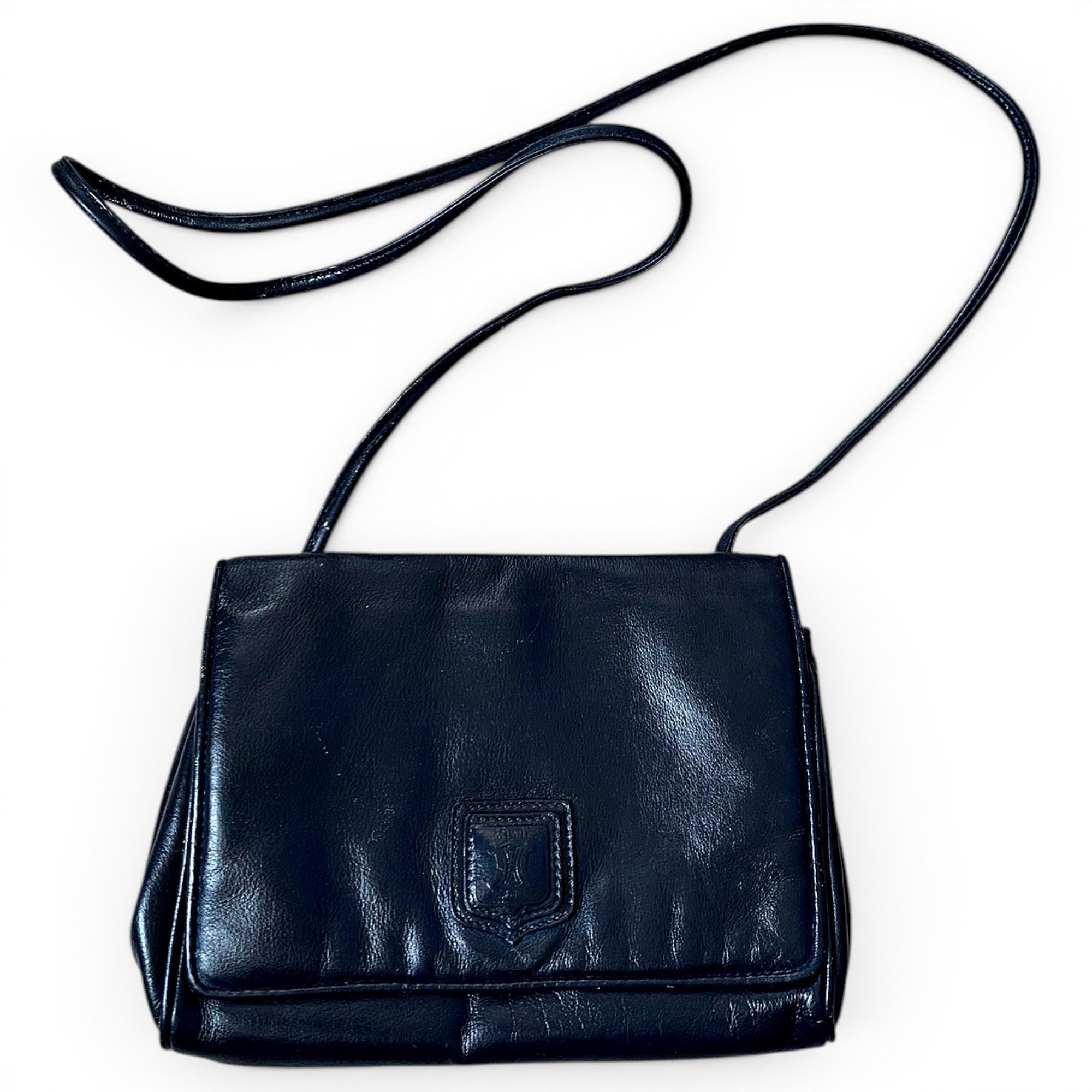 Charm leather crossbody bag