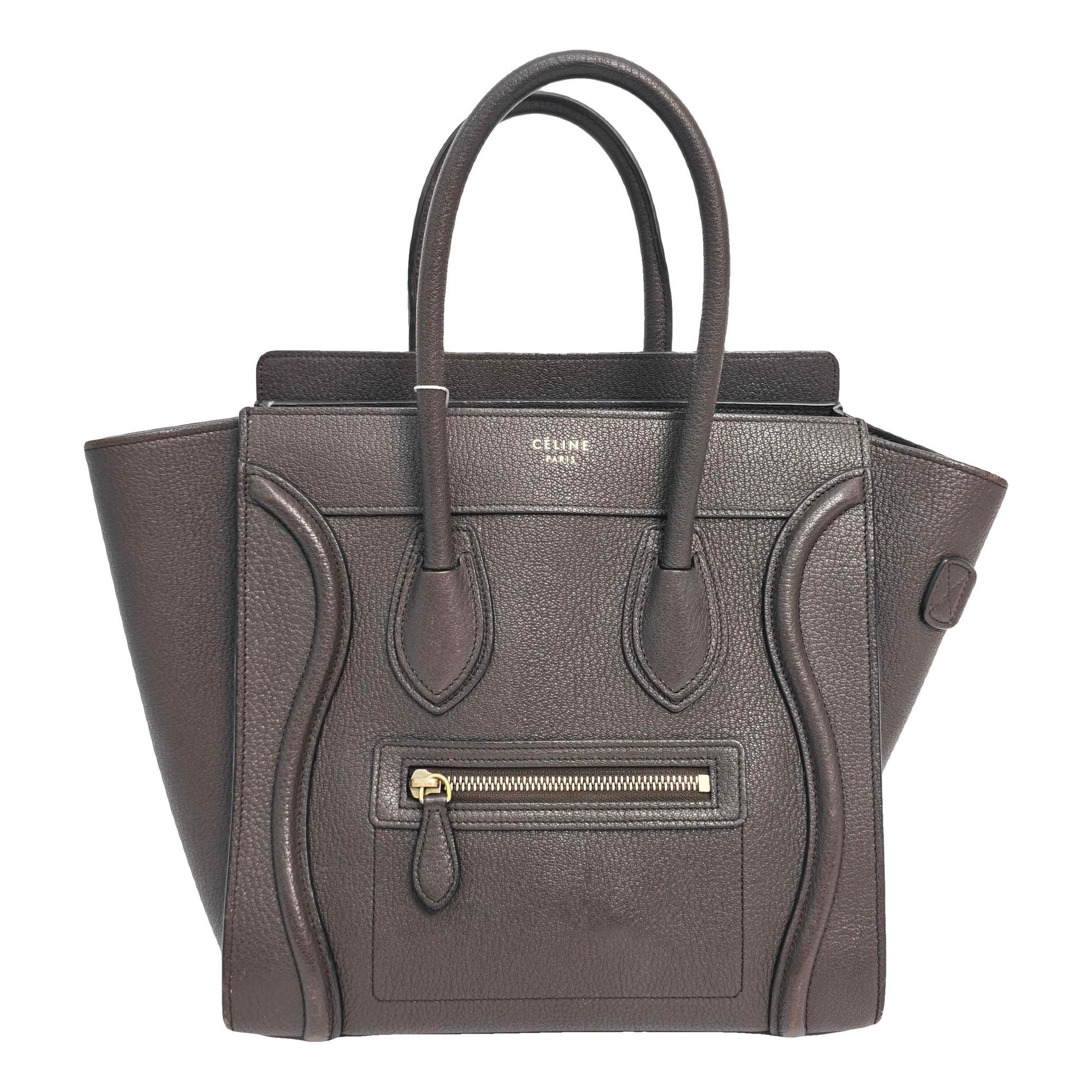 Luggage leather handbag