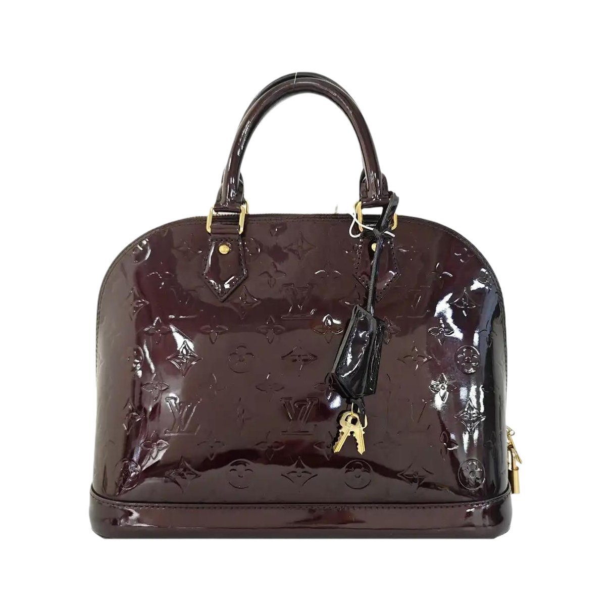 Alma patent leather handbag