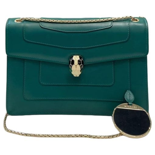 Serpenti leather handbag