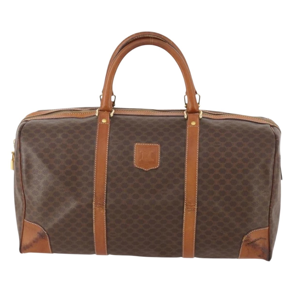 Leather bowling bag