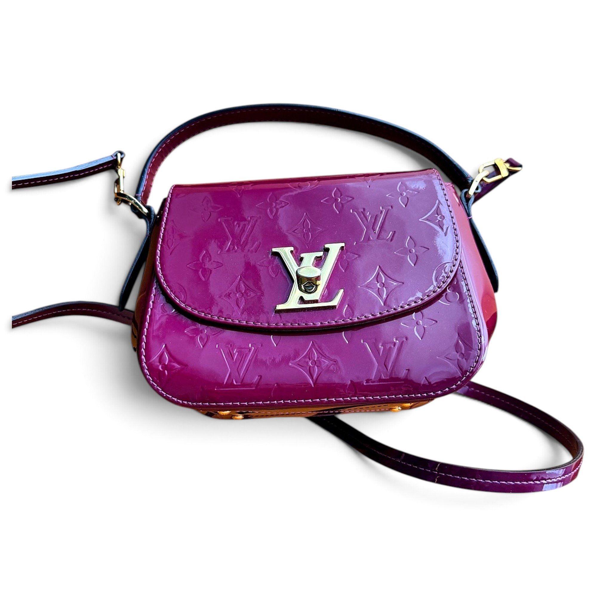 Pasadena patent leather crossbody bag