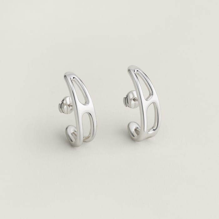 Sans Coloris Chaine d'Ancre Punk Earrings