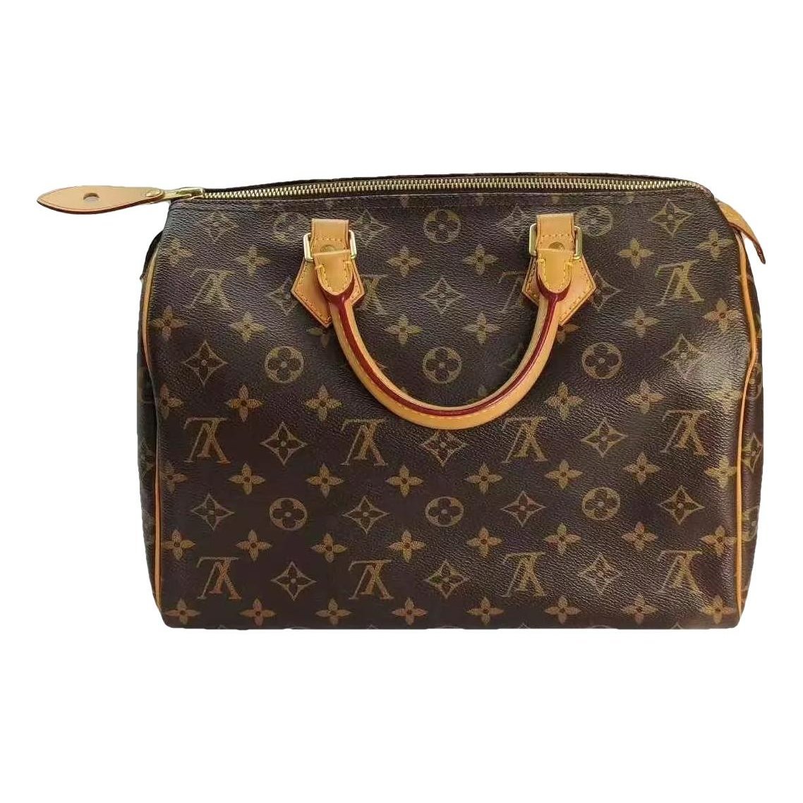 Speedy leather handbag