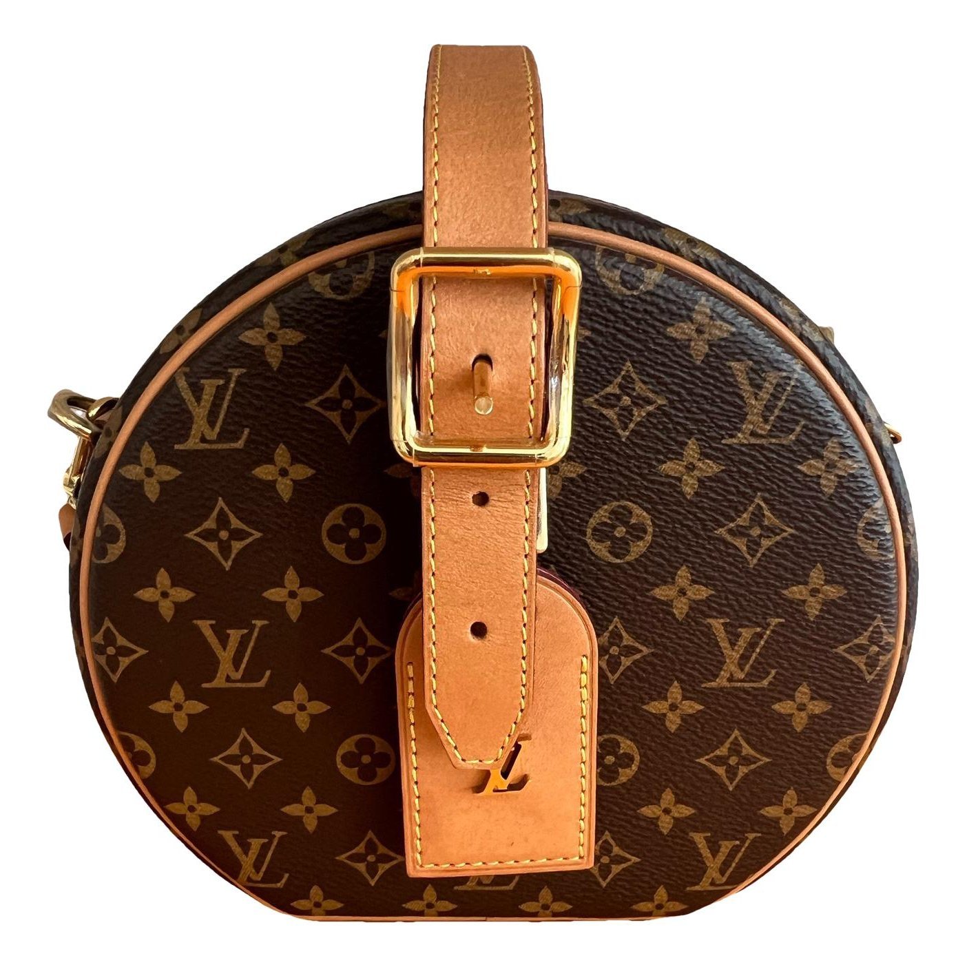 Micro boite chapeau leather handbag