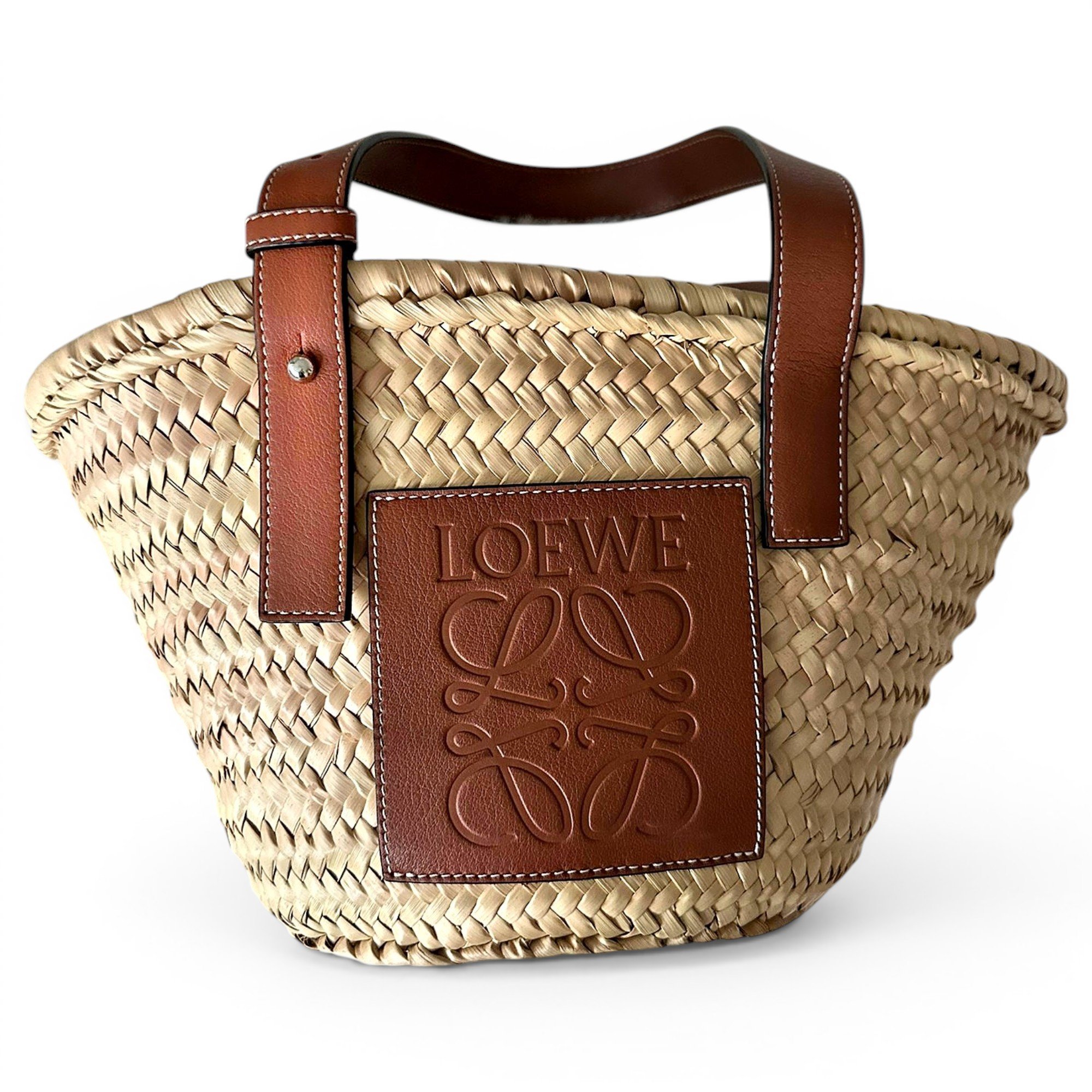 Basket Bag leather tote