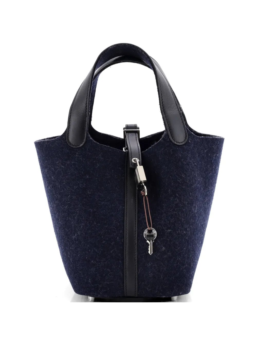Picotin Lock Bag Felt with Leather PM bucket bag