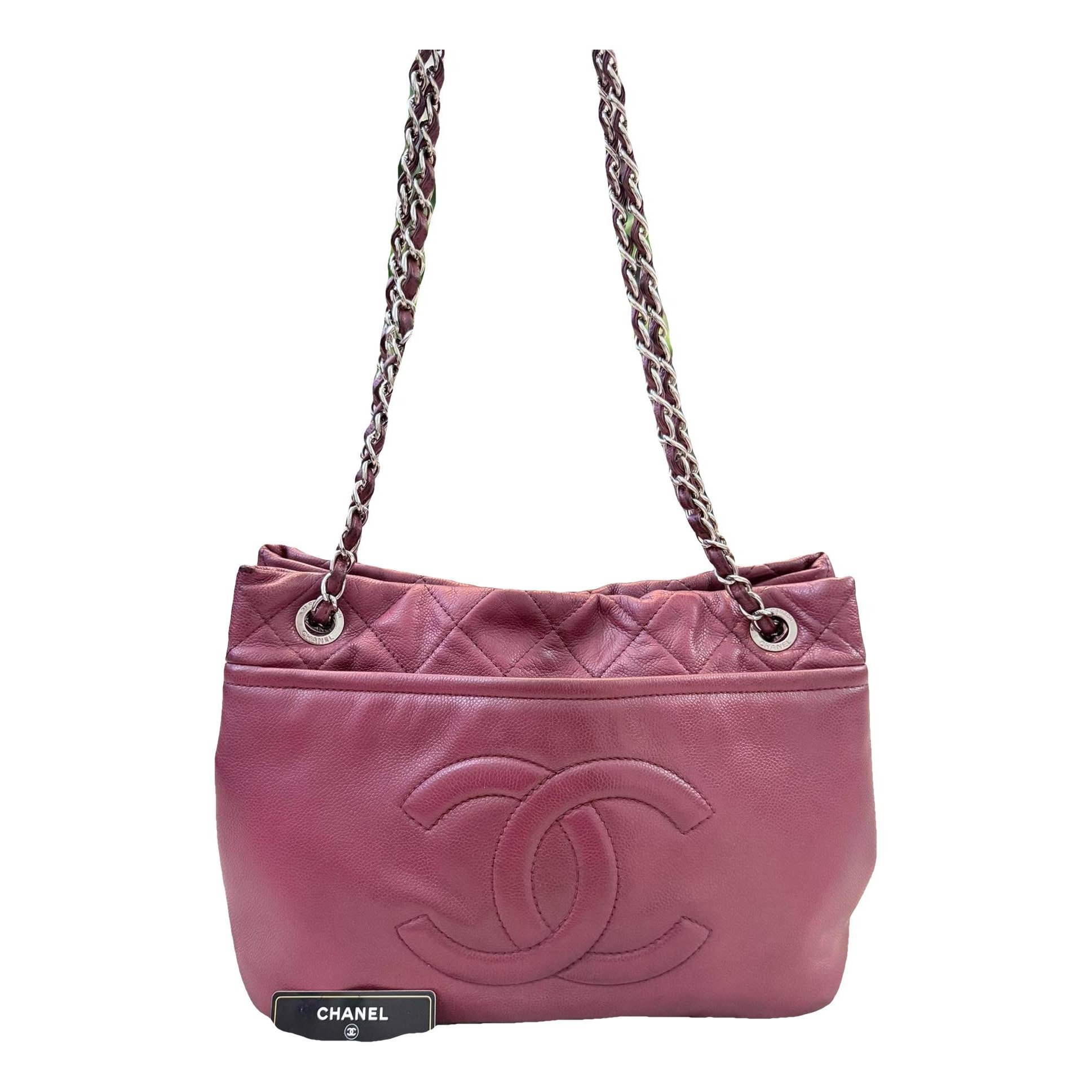 Leather tote