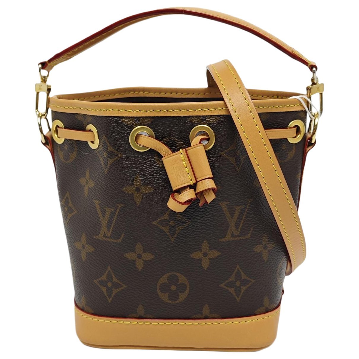 Nano Noé leather handbag
