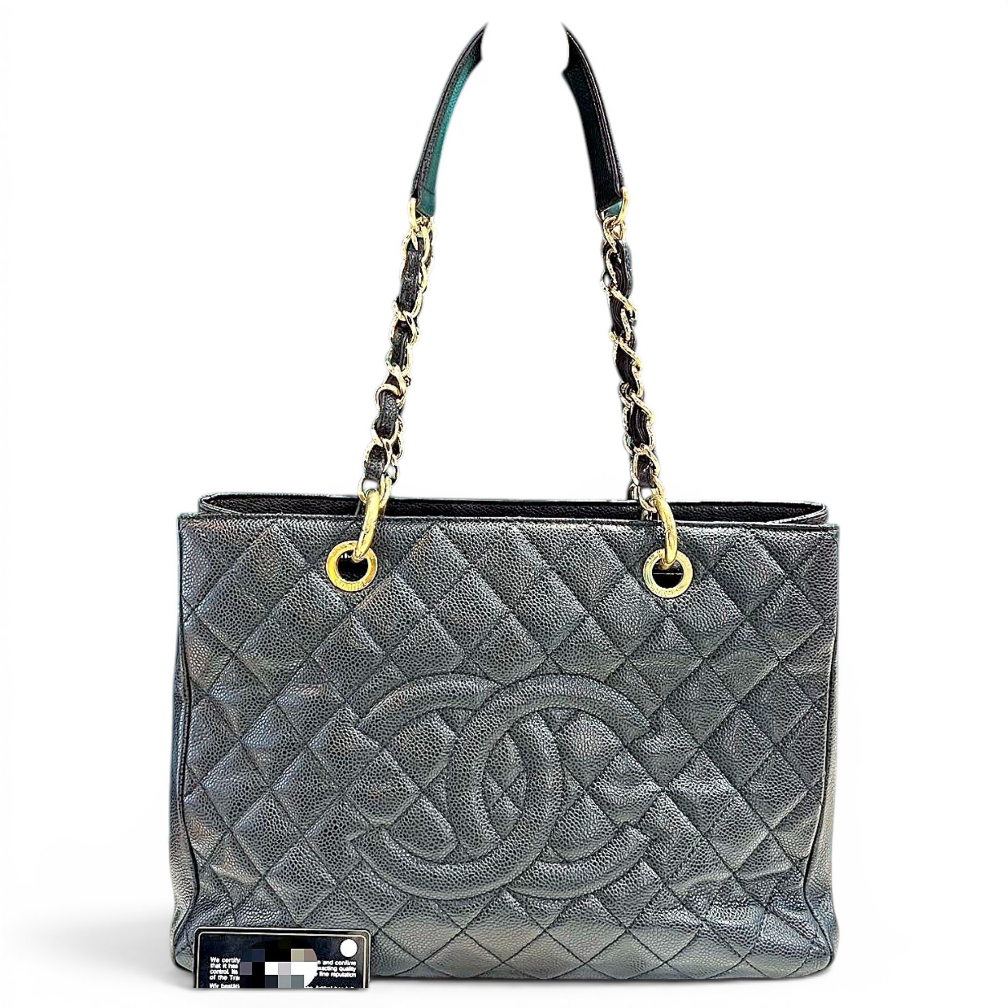 Grand shopping leather tote