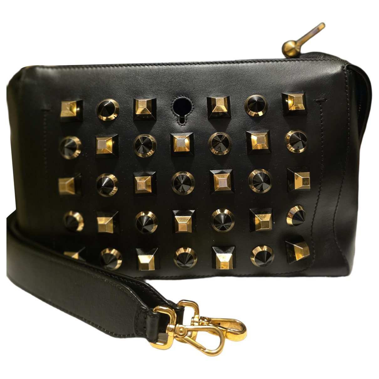 Dot Com leather handbag