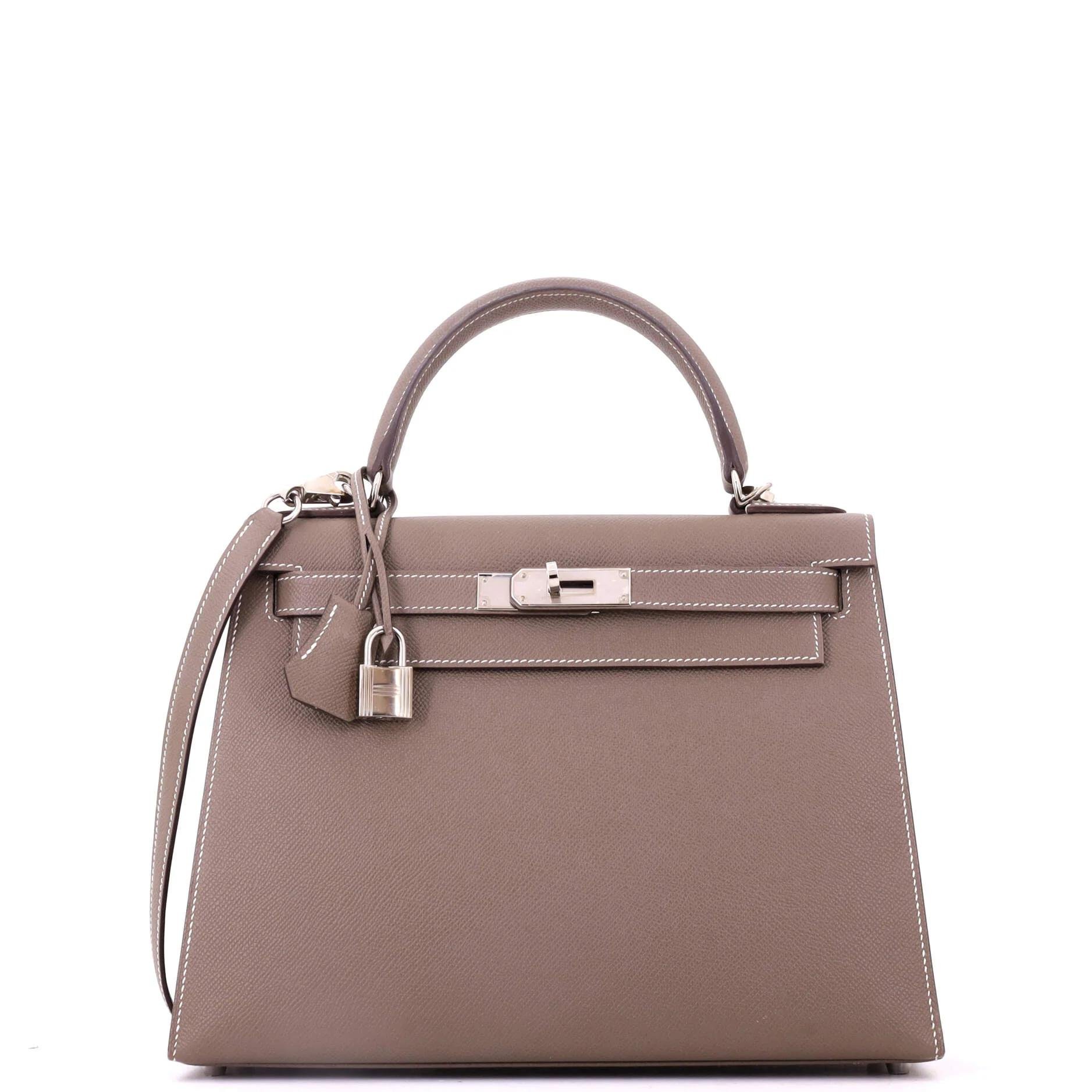 Kelly 28 leather handbag