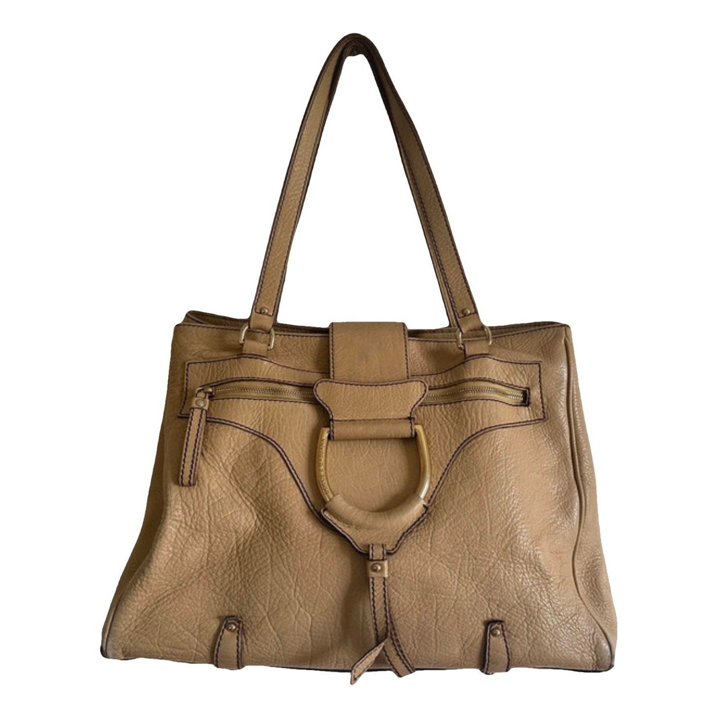 Leather tote
