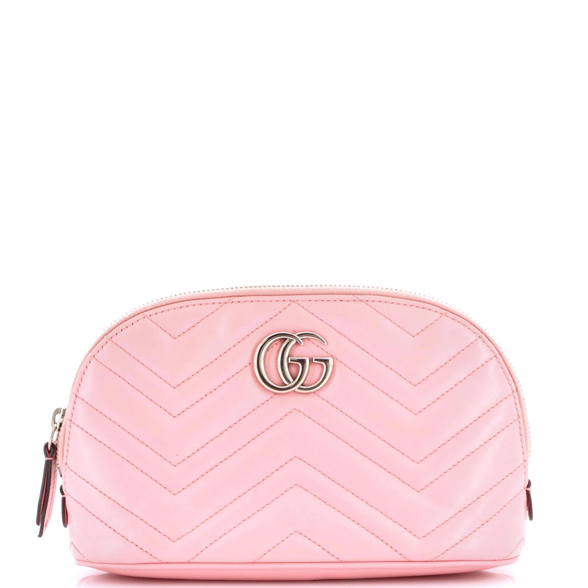 Leather vanity case