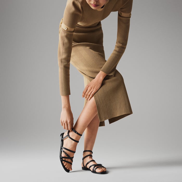 Noir Lullaby Sandal