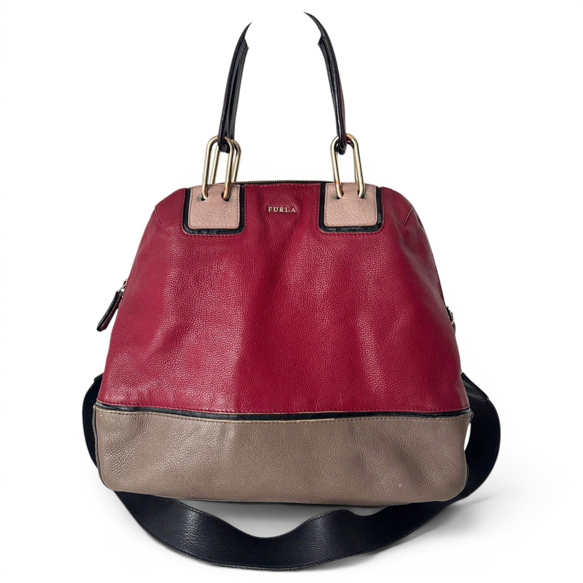 Leather handbag