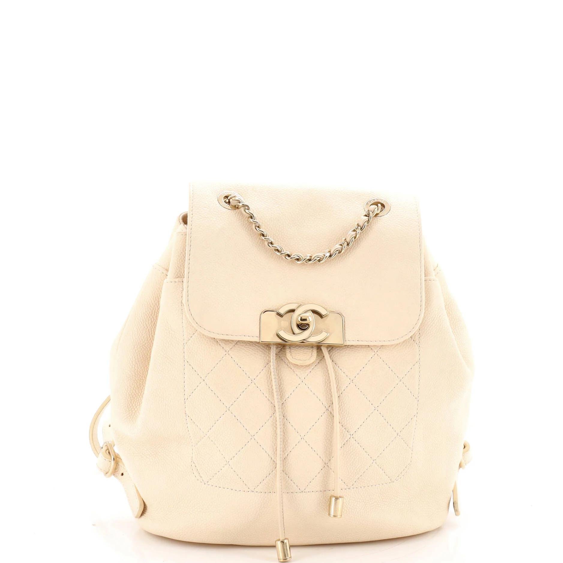 Leather backpack