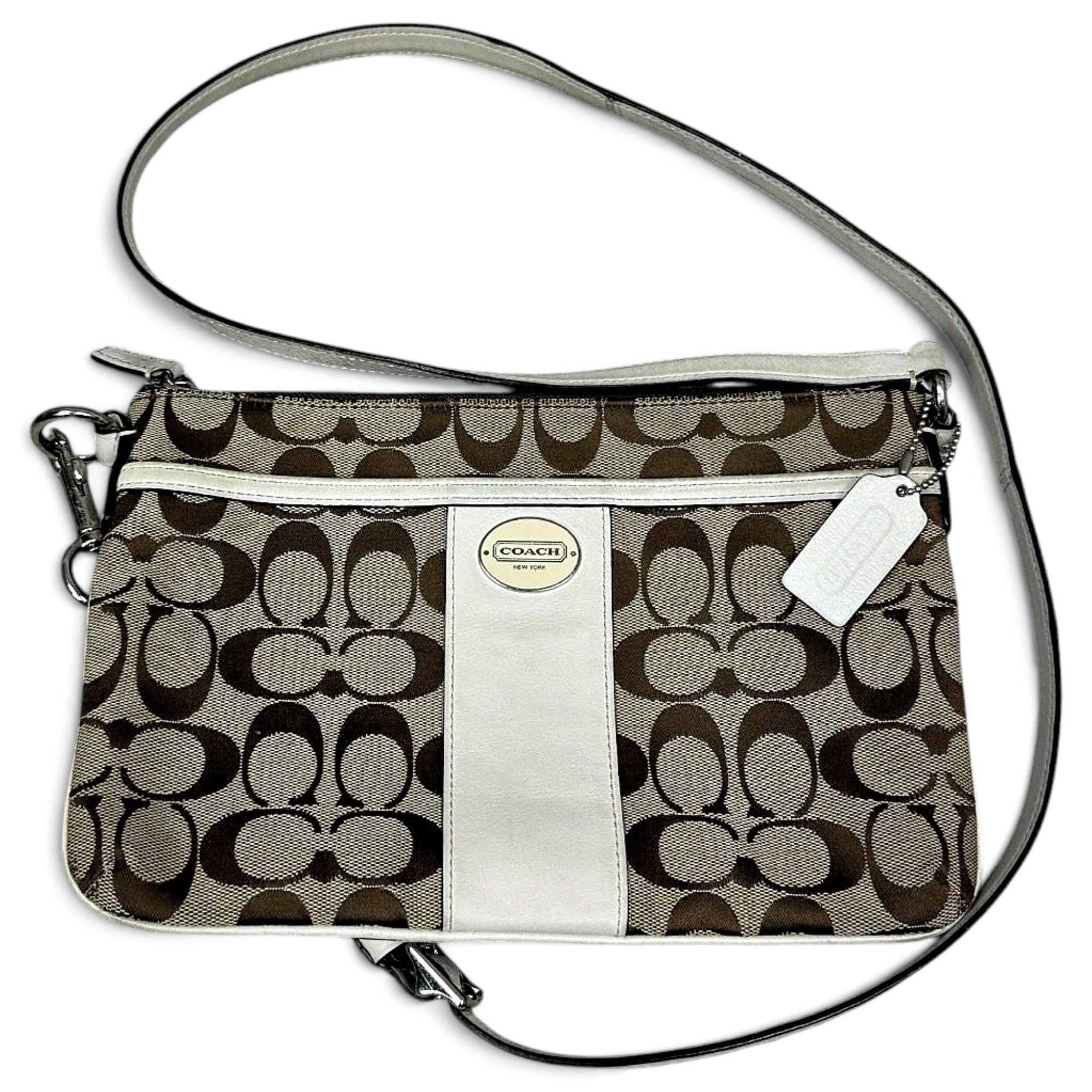 Signature Sufflette cloth crossbody bag