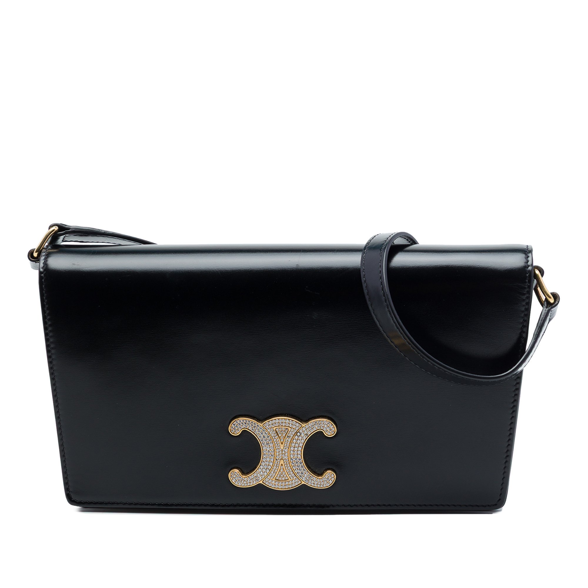 Triomphe leather handbag