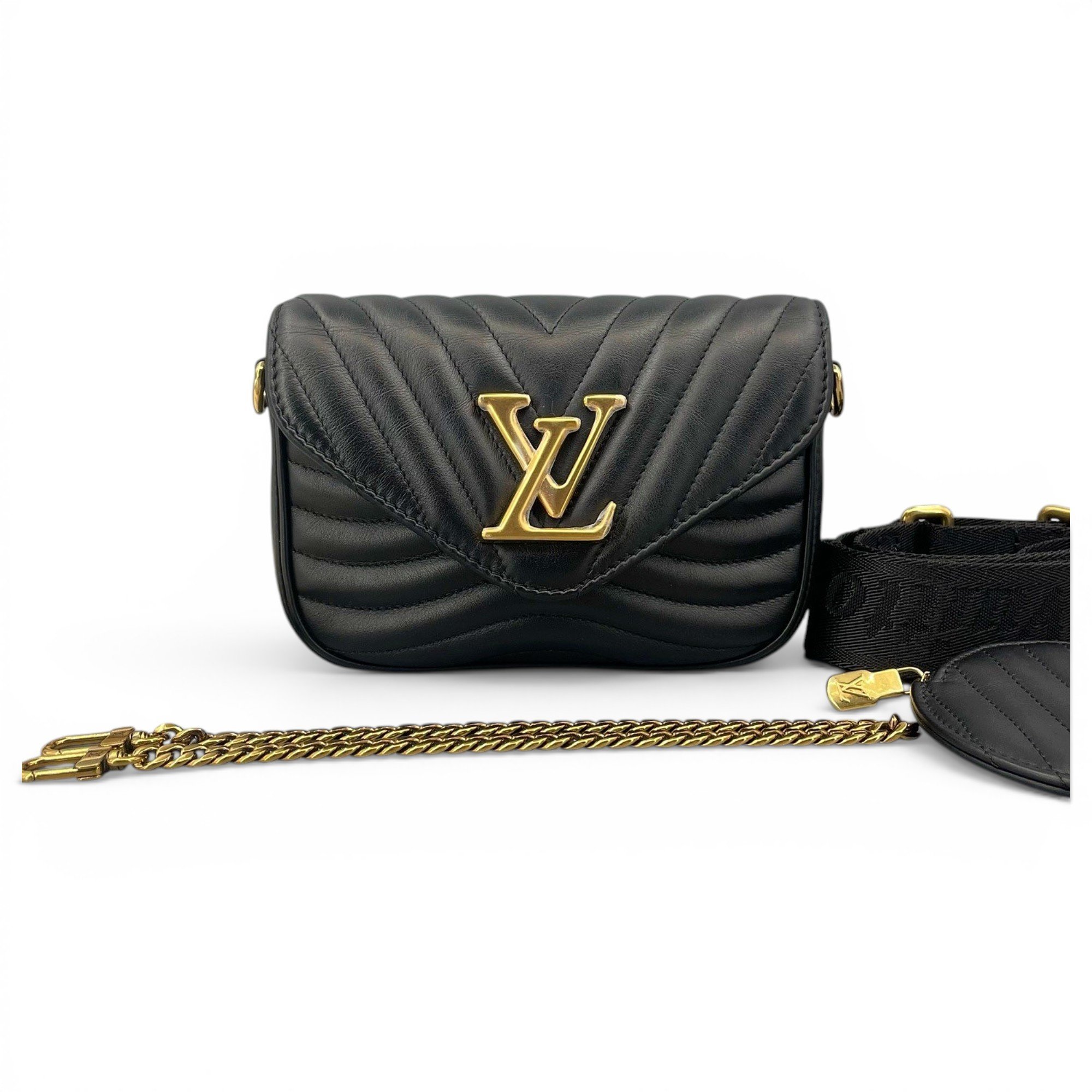 New Wave leather handbag