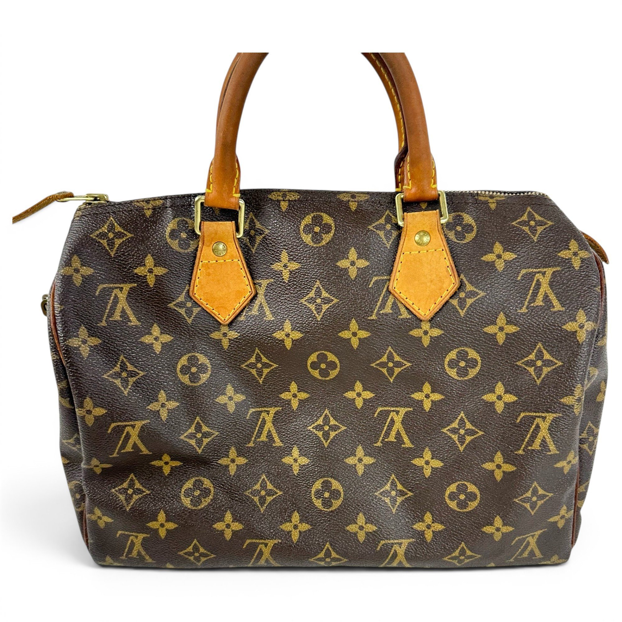 Speedy leather handbag