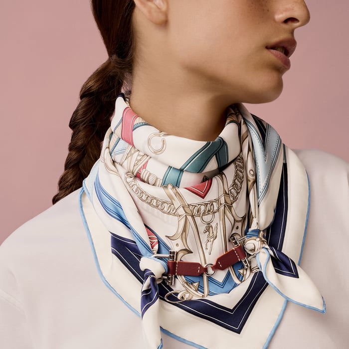 Double D Sangle Scarf Ring