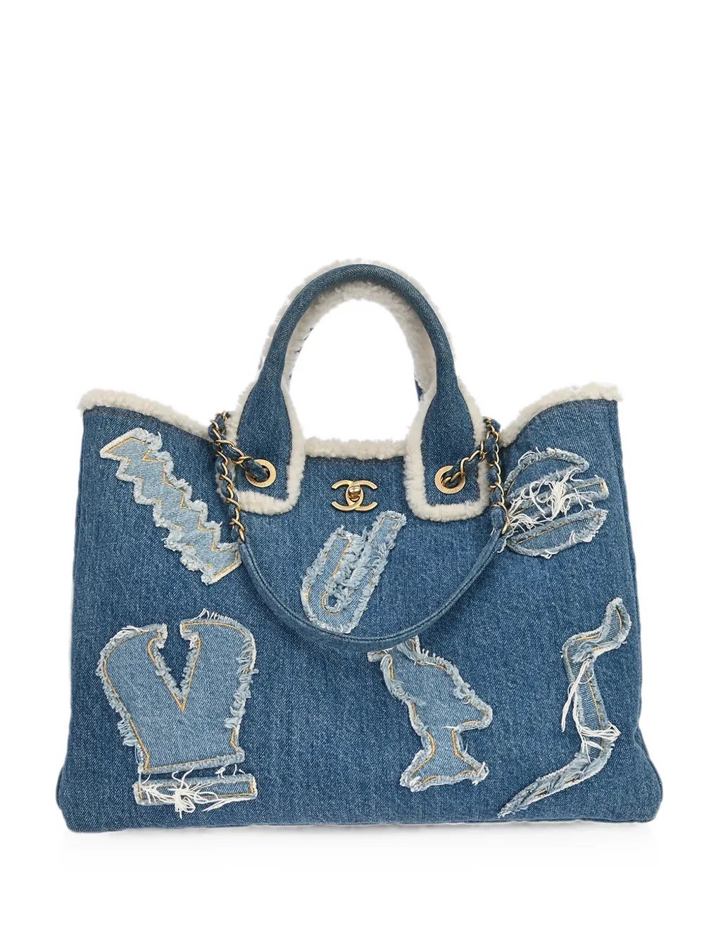 2019 Deauville patchwork tote bag