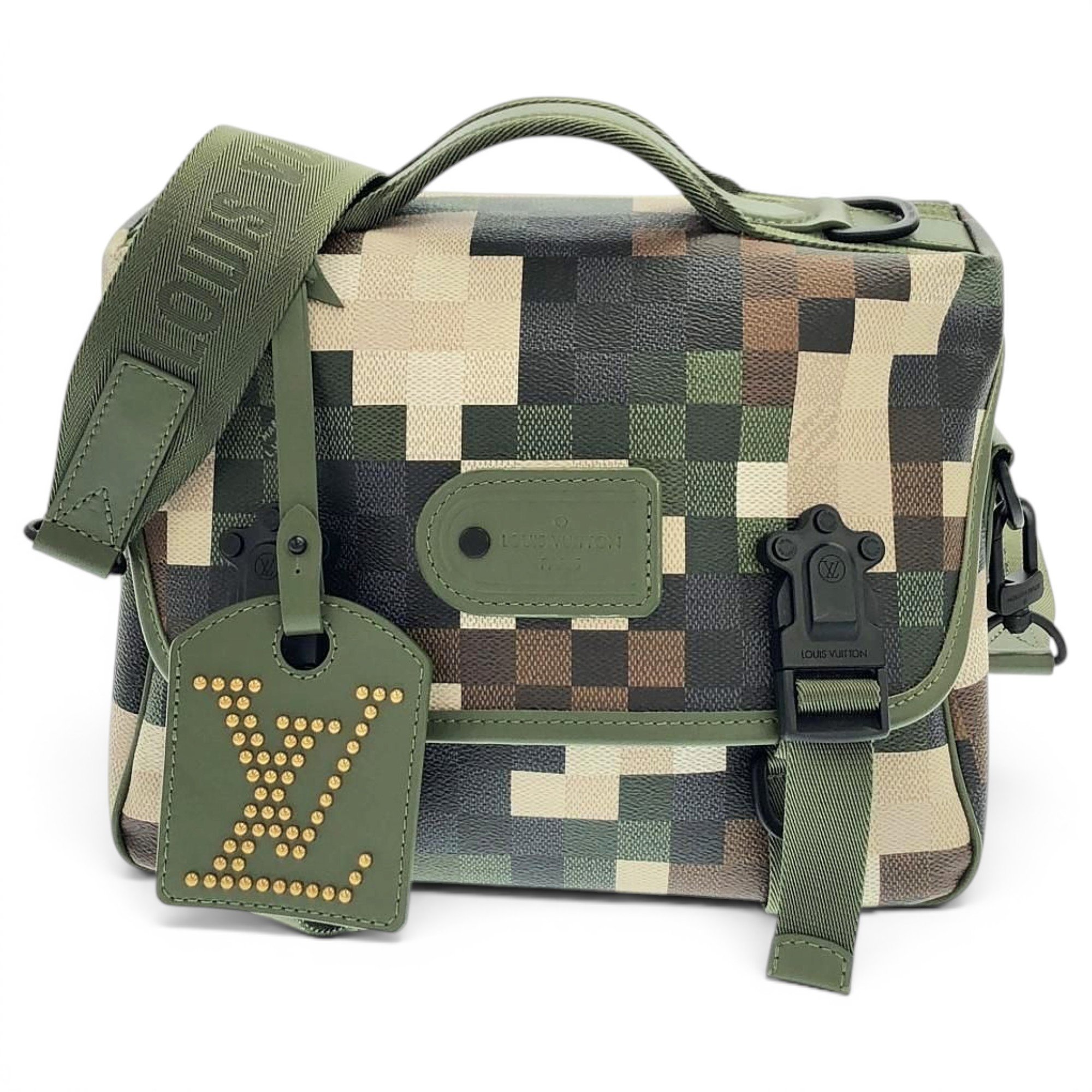 Louis Vuitton Very Messenger cloth handbag